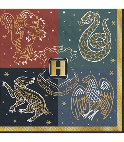 Harry Potter - Ensemble de serviettes pour fête d'anniversaire | Elbenwald