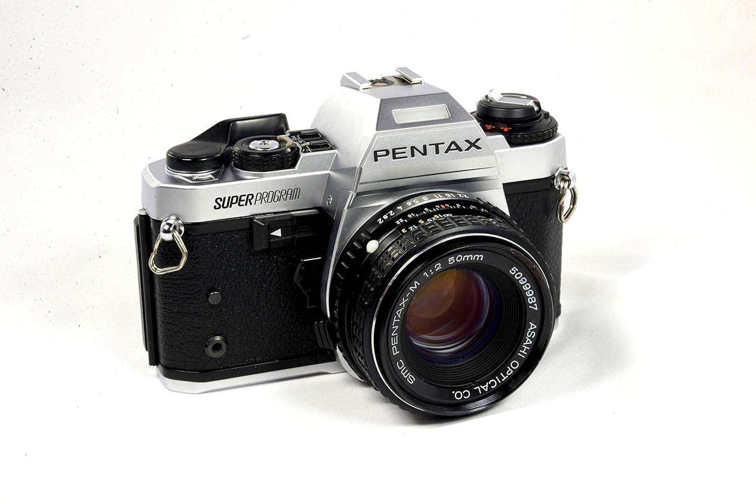 Amazon.com : Pentax Super Program 35mm SLR Film Camera with SMC Pentax-A  1:2 50mm Lens : Point And Shoot Film Cameras : Camera & Photo