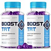 (2 Pack) Boost TRT Gummies, Official BoostTRT Gummys with All Natural Ingredients, Advanced Health & Wellness Support Formula with Max Strength Premium Active Lifestyle Vitamins (120 Gummies)