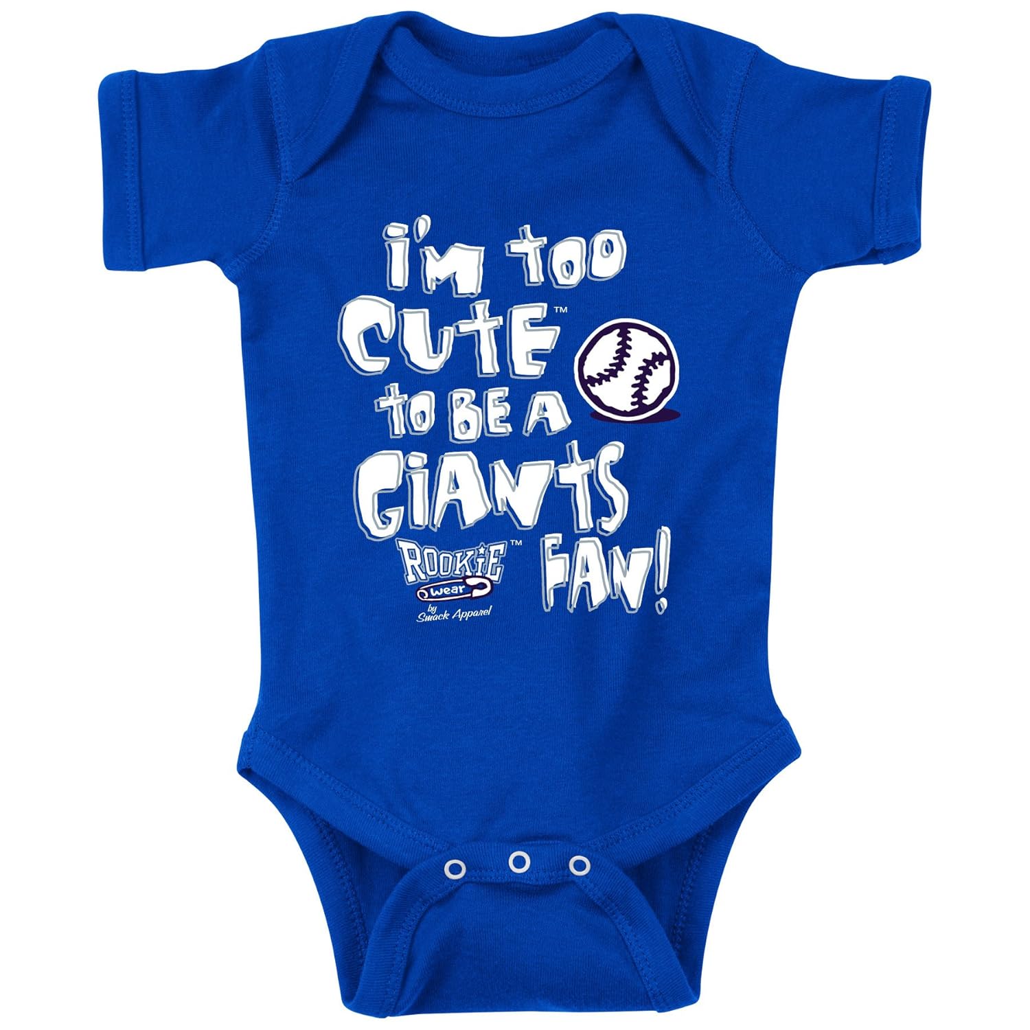Los Angeles Dodgers Fans 12M Im Too Cute Blue Onesie Baby Clothing qdvc