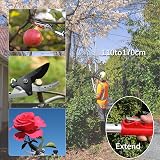GARTOL Tree Pruner 110cm-166cm Telescopic Loppers, Lightweight & Strong view 6