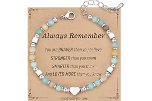 TONY & SANDY Stocking Stuffers for Kids Teen Girls, Dainty Gemstone Bracelet for Daughter Granddaughter Niece Sister Friend on Birthday Graduation Valentines Easter Gifts