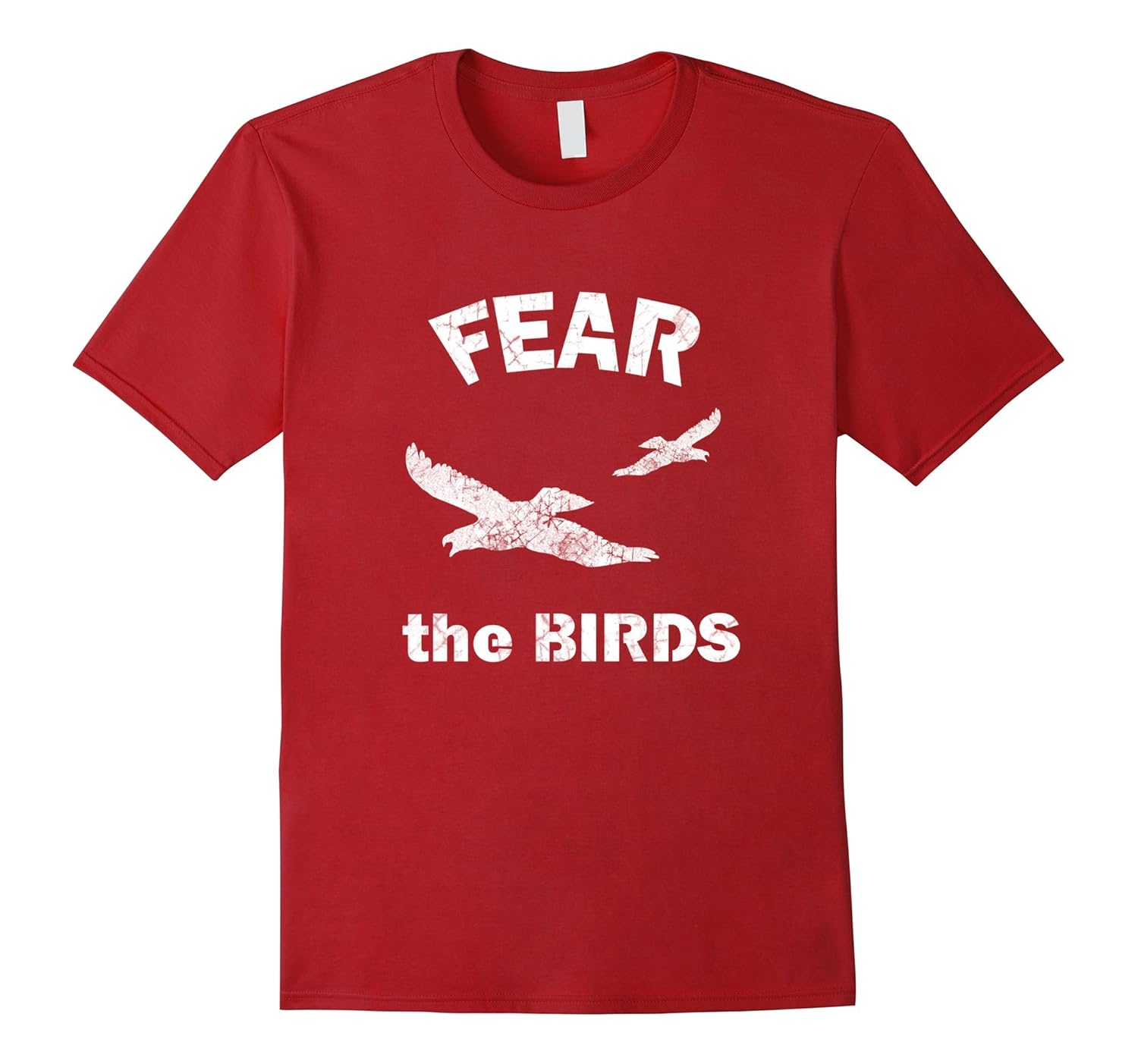 Fear the Birds T Shirt-Rose