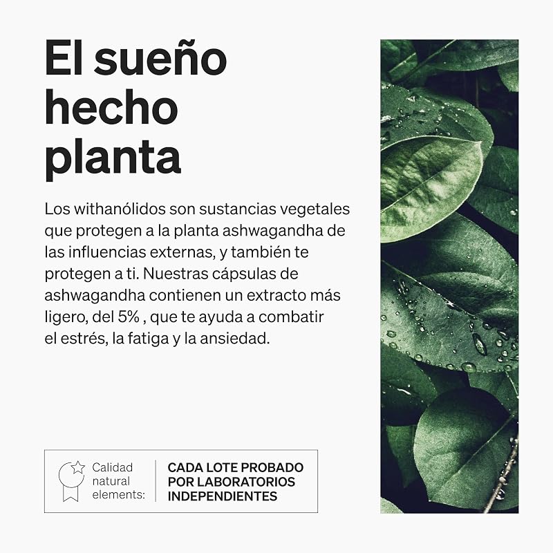 Ashwagandha KSM-66® ecológica - 600 mg de extracto de raíz de ashwagandha orgánica - Raíz del sueño de la India - 180 cápsulas - Probada en laboratorio, vegana y sin aditivos
