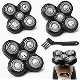 GORLENT 3-Pack Pro 5 Replacement Blade Refills for Freebirds Bald Head Shavers, Shaver Replacement Head for a Close and Smooth Shaving Experience