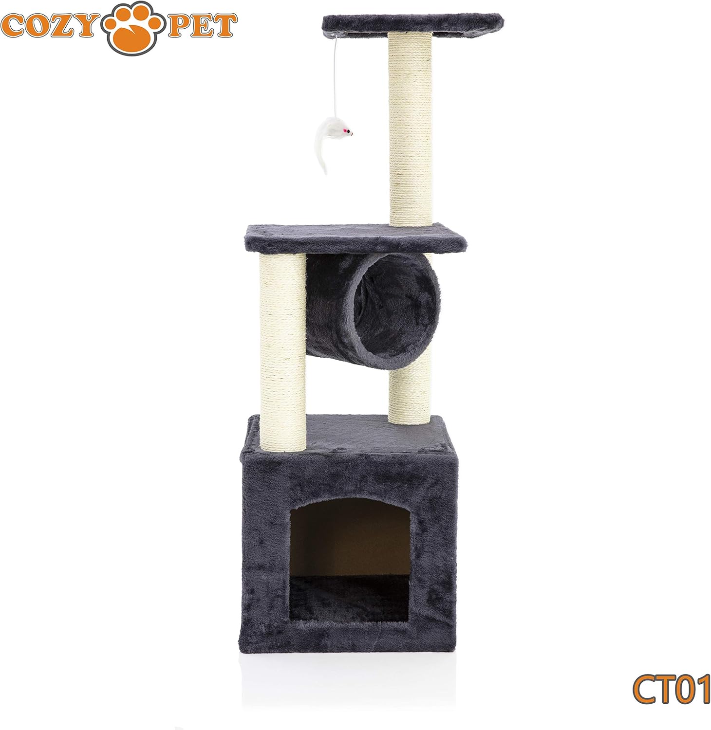 cat activity centre grey