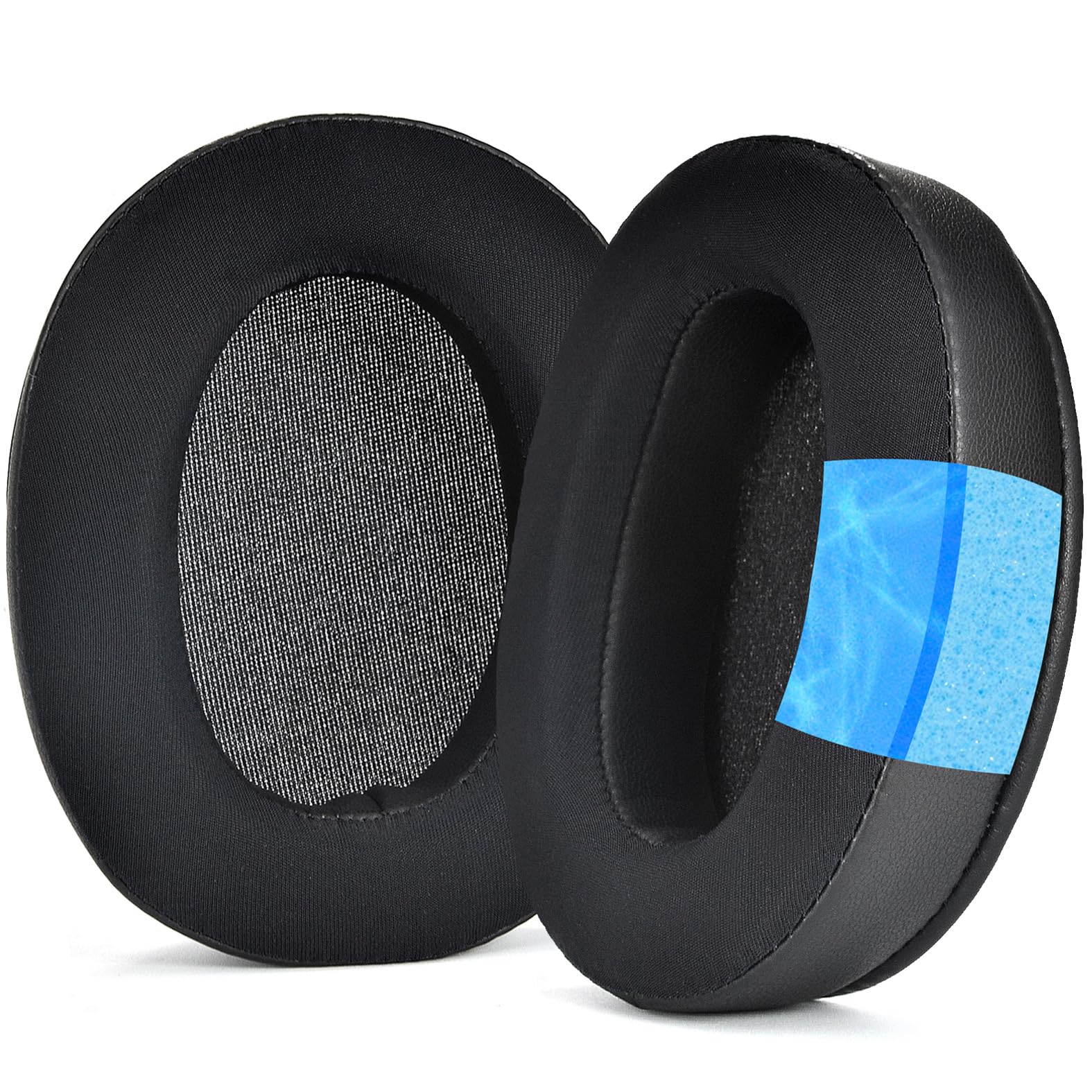 Buziba Protein Leather & Ice Gel Cooling Earpads for Sony WH-XB910 XB910N Headphones