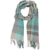 Plum Feathers Super Soft Luxurious Cashmere Feel unisex for Men and Women Winter Scarf