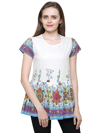 short frock top with jeans
