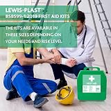 Lewis-Plast BS8599-1 Large Premium First Aid Kit Green view 5