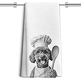LUKIPOM Funny Goldendoodle Dog Kitchen Towels, Goldendoodle Golden Doodle Gifts Dish Tea Towels for Kitchen Decor, Doodle Mom Gifts Hand Towels, 16x24 Inches