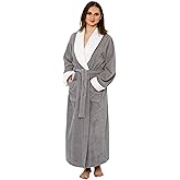 Bath & Robes Women's 100% Cotton Chenille Robe, Long Bathrobe