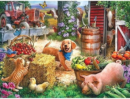 Amazon.com: Brocas y piezas – Ocultar y buscar 300 piezas puzzles para adultos – cada puzzle mide 18.0 in x 24.0 in – 300 piezas de sierras de artista Larry Jones: Toys \u0026 Games