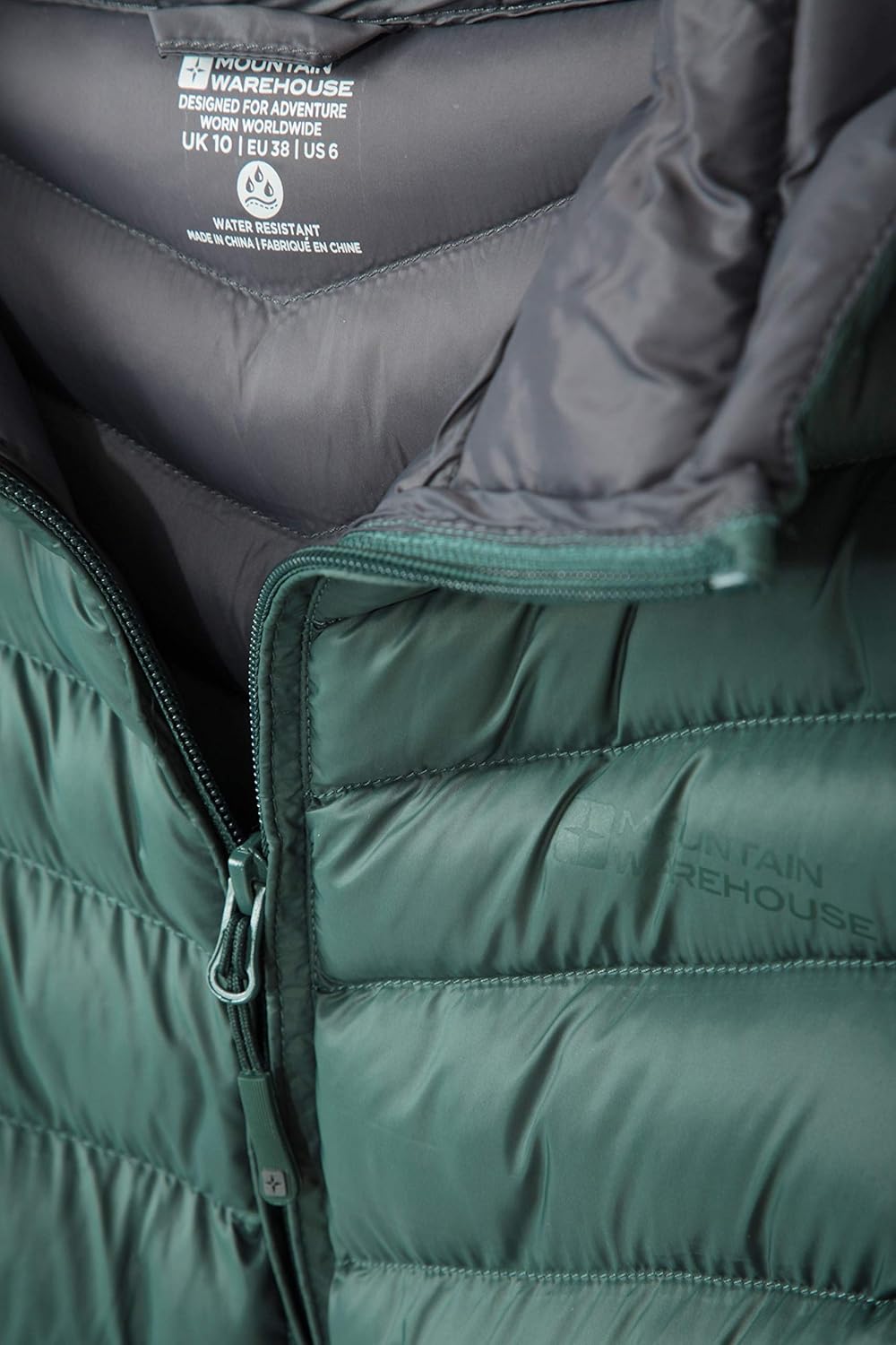 warehouse long padded coat