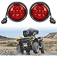 CPOWACE Pair Red LED Tail Light Assembly Compatible with Can Am Outlander, Rear Brake Lights Tail Lamps Compatible with Can-Am Outlander Renegade Commander Maverick 2011-2017,Replace #710001645