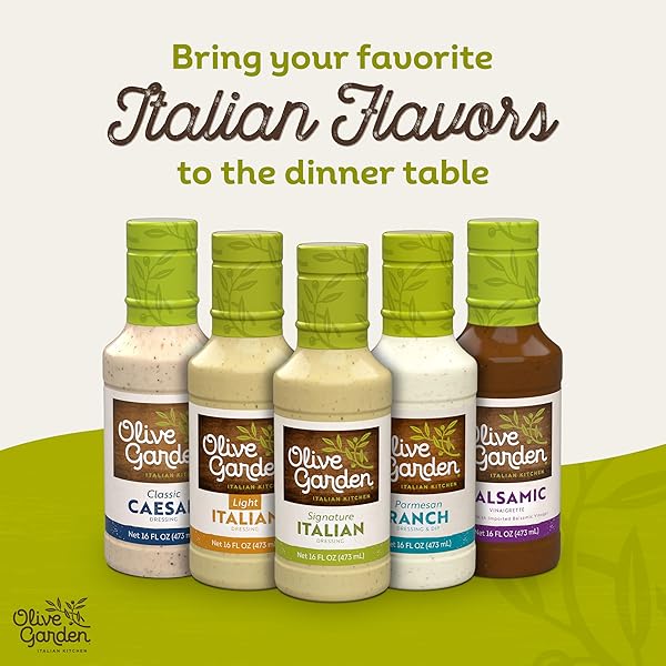 OLIVE GARDEN SIGNATURE ITALIAN DRESSING, 36 FL. OZ., MADE WITH ITALIAN SPICES, OIL AND VINEGAR, PERFECT CHICKEN MARINADE, SANDWICH SPREAD OR SALAD DRESSING