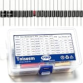 Tnisesm 20Values Diodes Kit 1N4001 1N4002 1N4003 1N4004 1N4005 1N4006 1N4007 1N4148 1N5404 1N5406 1N5408 RL207 UF4007 FR107 F