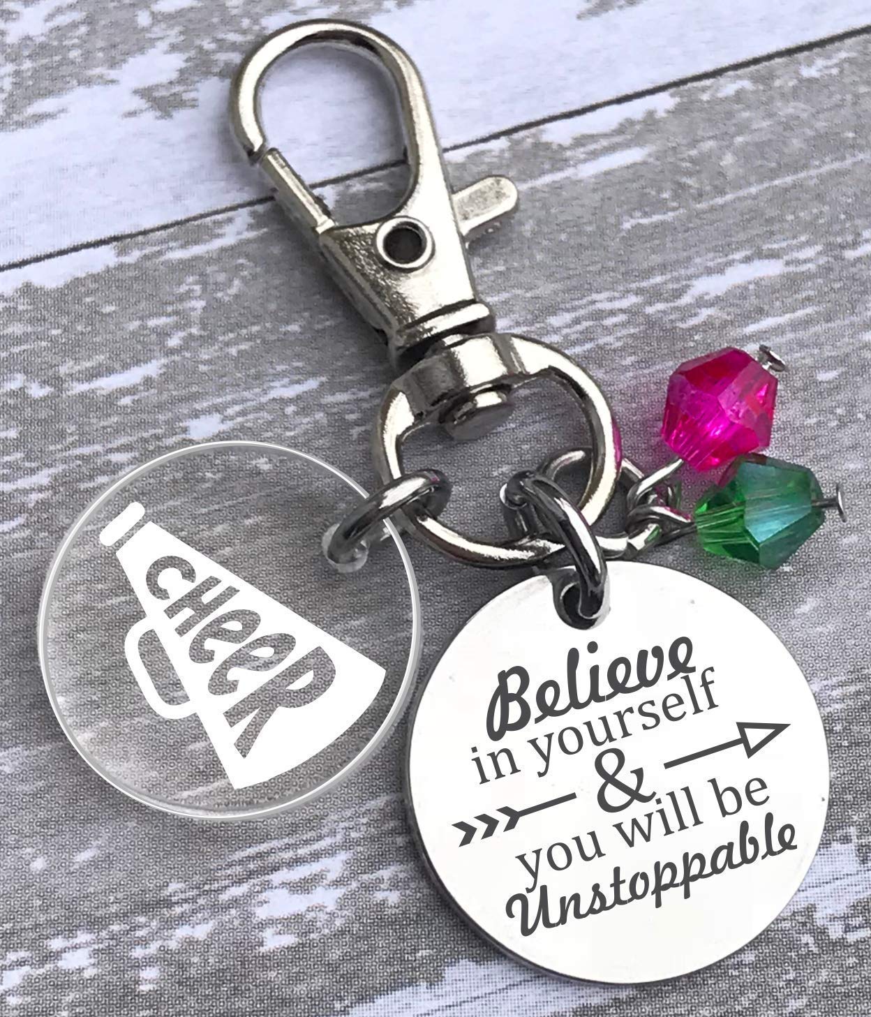 Cheerleading Gifts, Cheer Gifts, Cheerleader Gifts, Cheer Zipper Pull, Cheer Bag