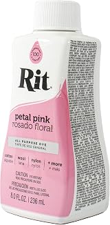 Rit Dye Liquid 236ml Petal Pink Mouldmaster Fabric Dye view 1