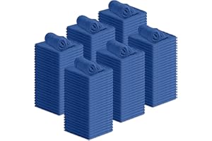 Avalon Towels Cotton Shop Rags – (Pack of 150) Size 12x14 Inches Cleaning Rags – Absorbent Shop Towels and Multipurpose Cleaning Towels for Automobiles, Industries, Garage and Homes (Blue)