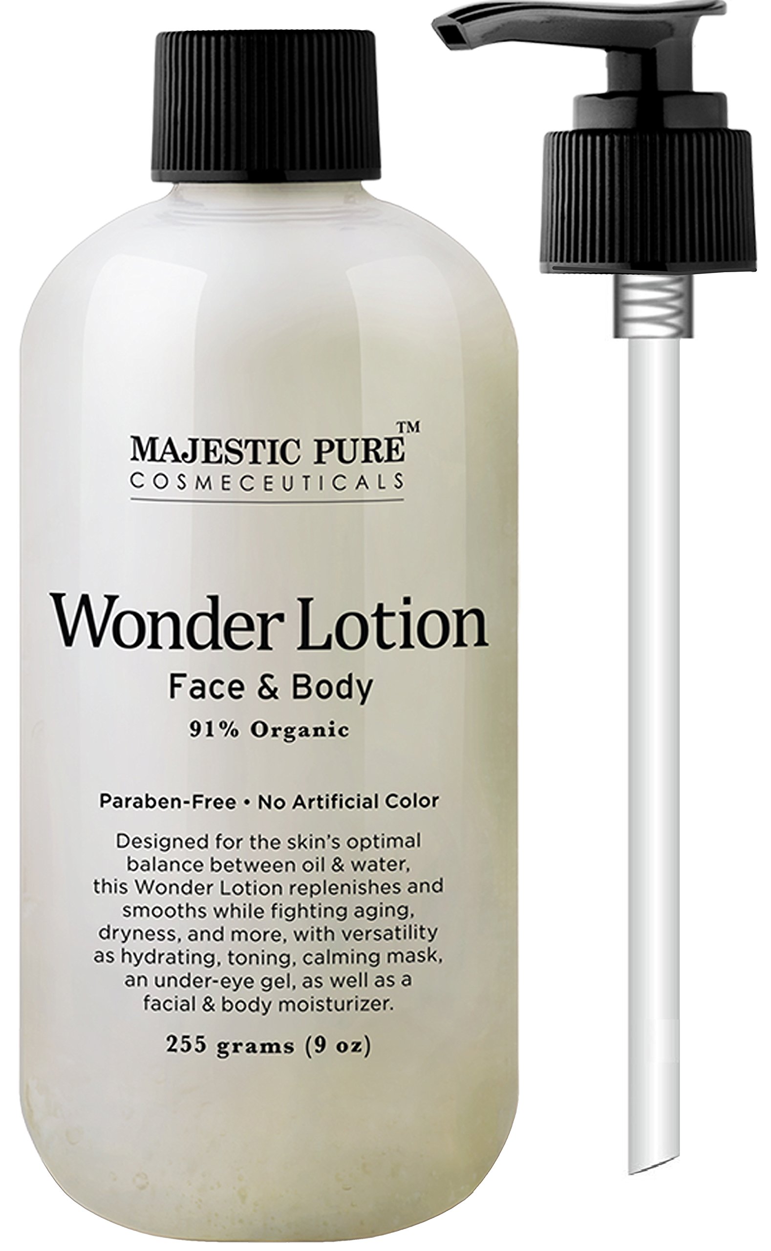 Wonder Face And Body Lotion Daily Facial Moisturizer Nourishing And Calming Dry Skin Lotion For Women And Men 91 Organic Formula 9 Oz Buy Online In Dominica At Dominica Desertcart Com Productid