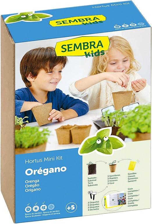 SEMBRA - juego educativo, Kit huerto Orégano: Amazon.es: Jardín
