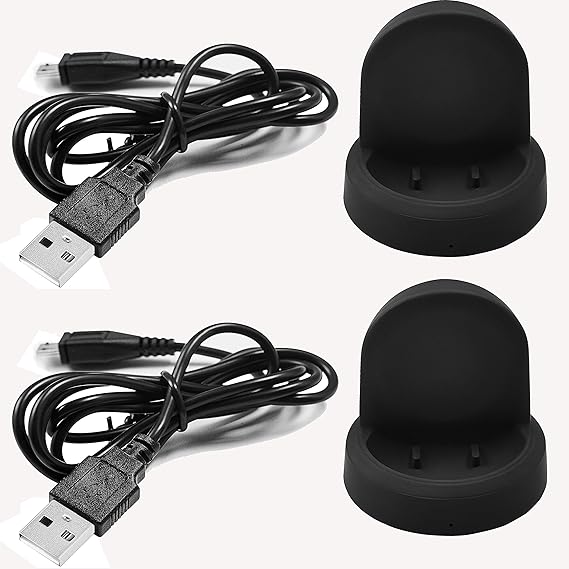 FitTurn Charger Compatible with New Samsung Galaxy Smart Watch 2018 42mm 46mm Replacement Charging Cable Magnetic Dock Cradle for Samsung Galaxy Smart ...