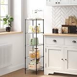 SONGMICS 5-Tier Metal Shelving Unit with Adjustable Shelves 30 x 40 x 121 cm view 2