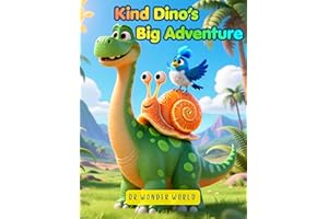 Kind Dino’s Big Adventure: A 2-Minute Bedtime Story About Kindness and Friendship for Kids; Kindness Story For Kids (2 Minute