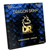 DR Strings Bass Guitar Strings | DRAGON SKIN+ Coated Quantum Nickel | DBQ5-40 | Superior Sound with Comfortable Feel &amp; Long Life | 5 String Light 40-120 (DBQ5-40)