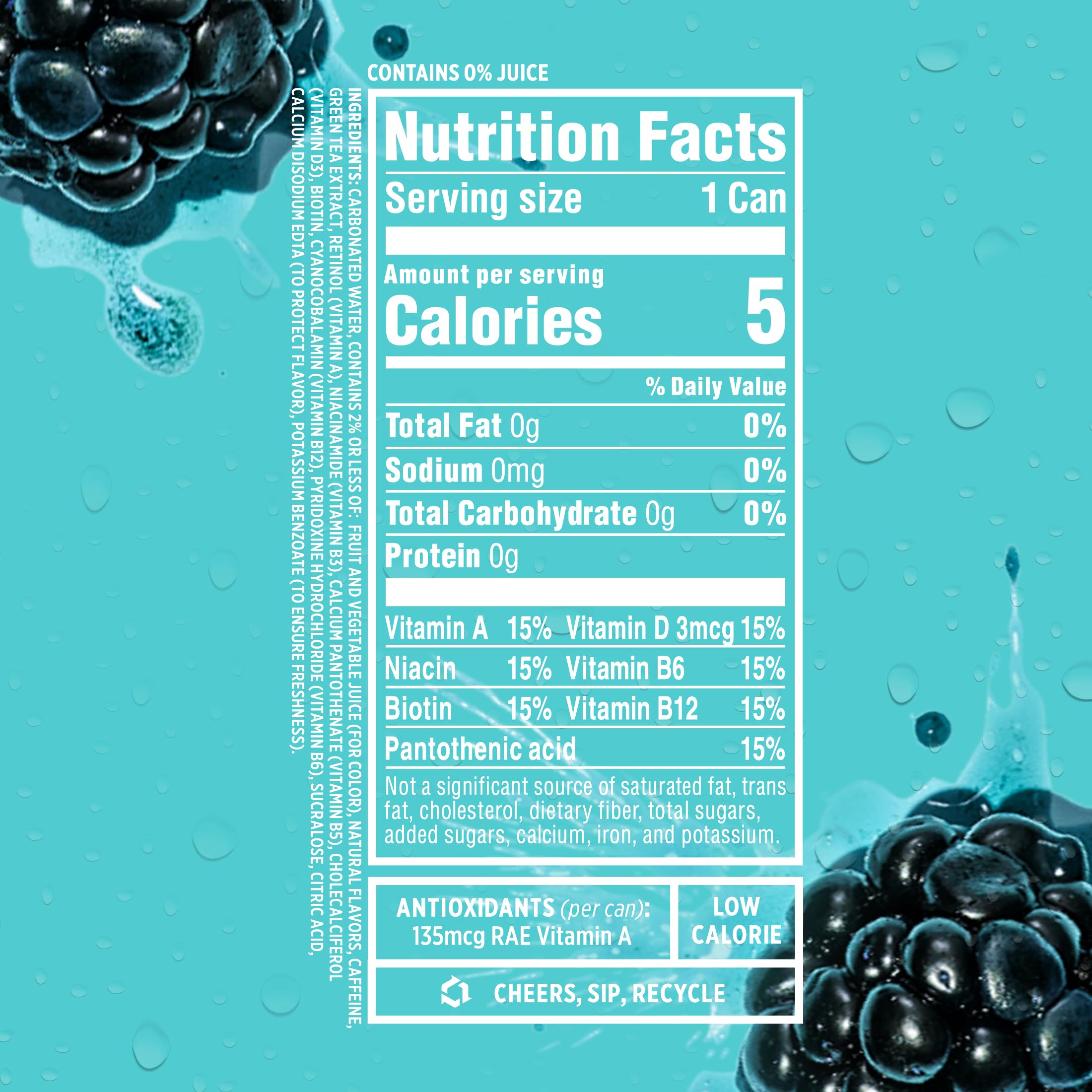 Mua Sparkling Ice +Caffeine Cherry Vanilla and Blue Raspberry Sparkling ...