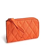Vera Bradley Women's Cotton Zip Card Pouch, Koi