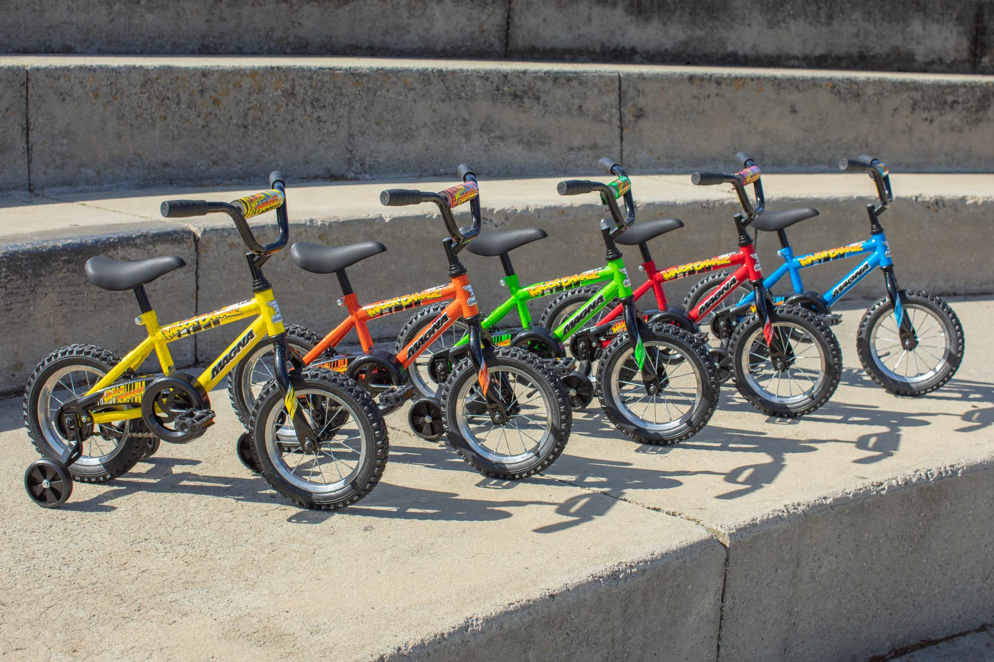 Dynacraft Magna Major Damage Children's Bike – Bold and Durable Design, Perfect for Kids Learning to Ride, Sturdy and Easy to Assemble, Ideal for Young Riders