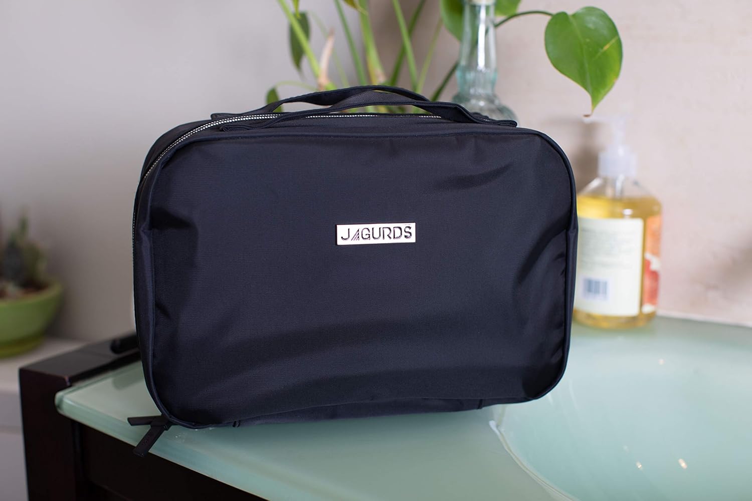 JAGURDS Hanging Travel Toiletry Bag - Travel Toiletries Bath Bag, Bathroom Bag for Traveling - Shower Bags for Women: Home & Kitchen