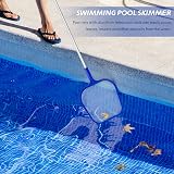 Jsdoin Swimming Pool Skimmer Net with 160cm Telescopic Aluminum Pole view 5