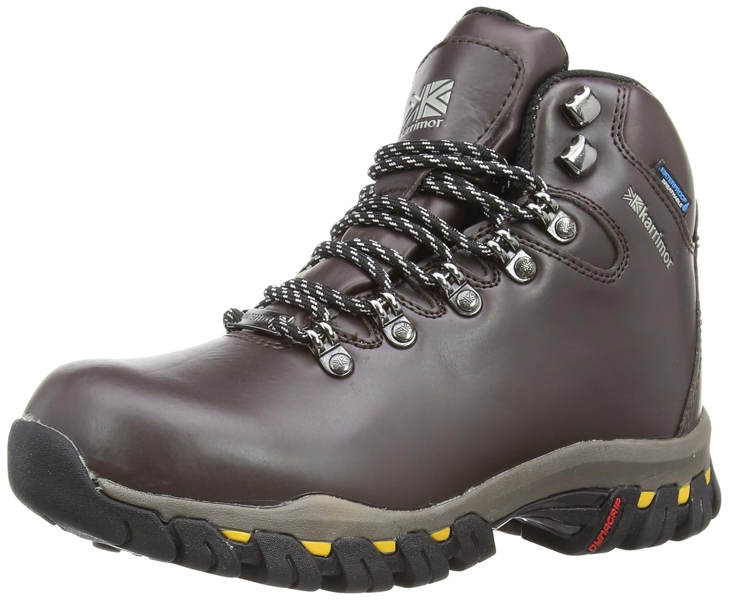 Karrimor Hiking Trekking Shoes Mendip Leather II Weathertite Dark Brown (5 UK) Amazon.in