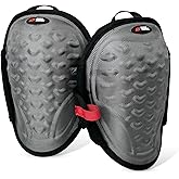 FREEKYROCK Work Knee Pads for Men Construction,Gel Roofing and Flooring Knee Pads for Women with Soft Foam Padding for All Day Comfort, Gardening Kneepads for Work with Anti-Slip 1680D Fabric Cap, Grey
