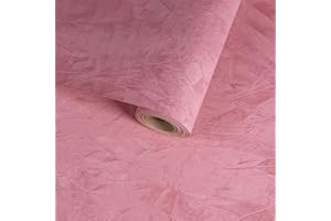 VaryFloral Pink Self Adhesive Velvet Flocking Liner, Soft Fabric Contact Paper for Jewelry Box DIY Projects, Prepasted Fabric