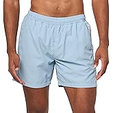 BOSS Mens Vertical Logo Swim Trunk