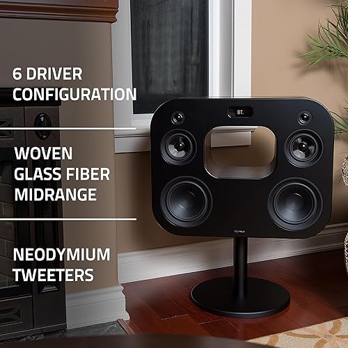 Fluance Fi70 Three-Way Wireless High Fidelity Music System with
