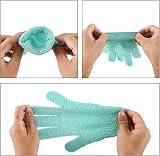 QCZJ 20 Pack Bath Exfoliating Gloves 100% Nylon Double Sided Shower Scrubber view 3