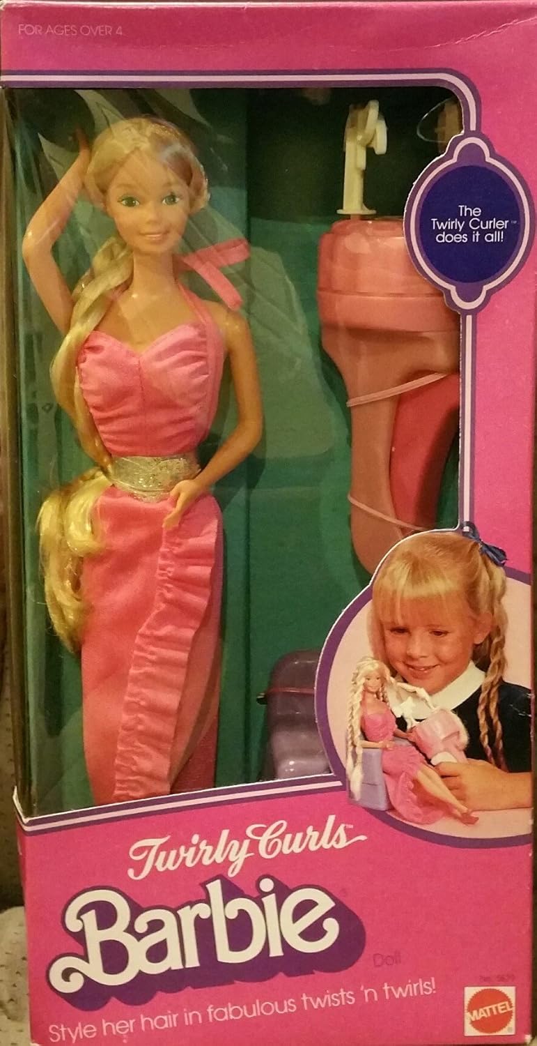 barbie twirly curls 1982
