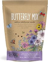 Seedball Butterfly Mix Seed Bombs 100 Pack Wildflower Seeds view 1