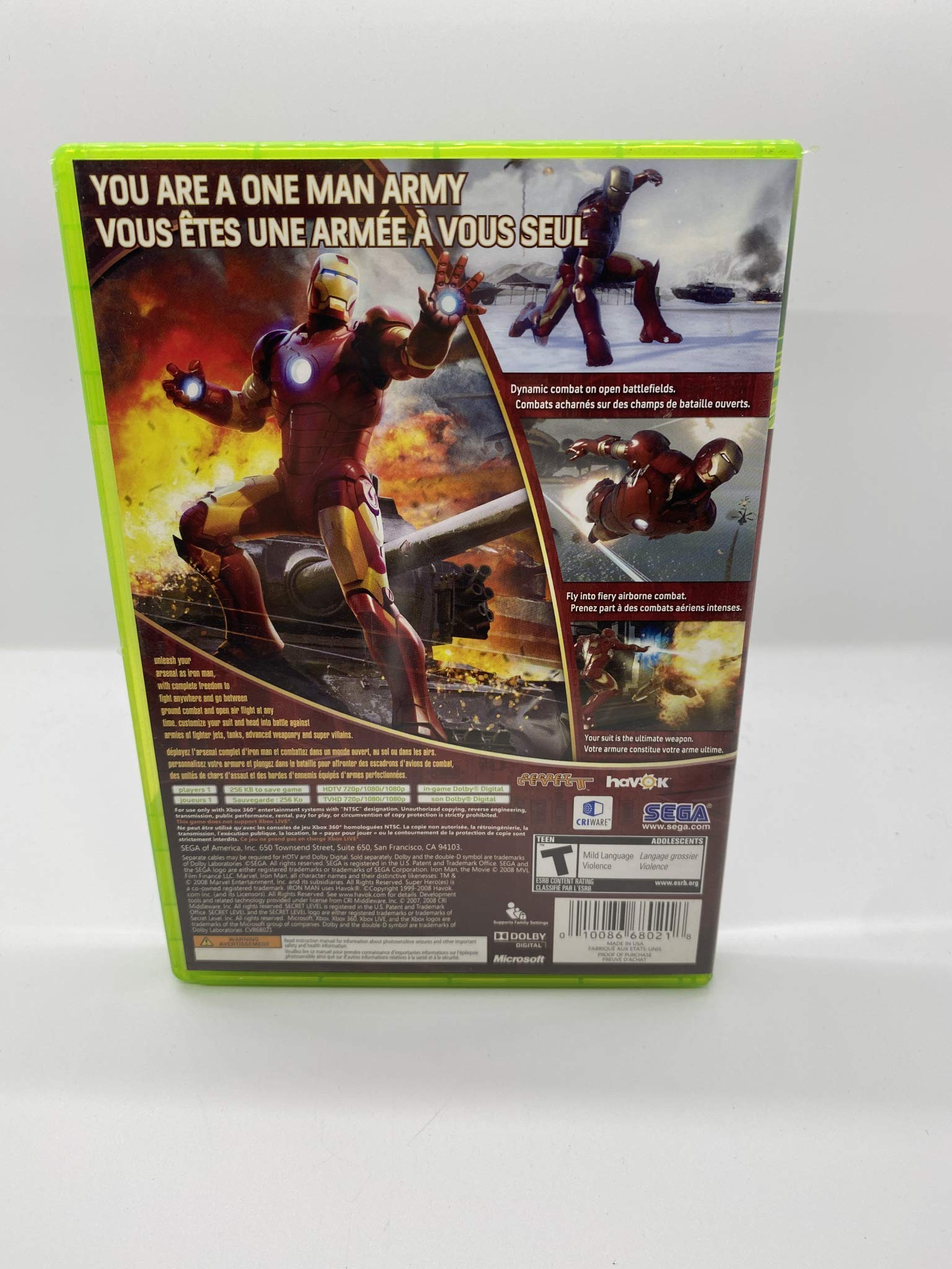 Iron Man - Xbox 360 Iron Man - Xbox 360 Xbox 360