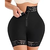 MERYOSZ Tummy Control Shapewear Shorts - Zipper Butt Lifting Panties Underwear Shapewear for Women Faja Body Shaper Girdle