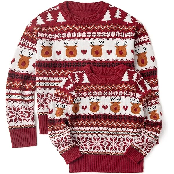 Ugly Christmas Sweater Girls Family Matching Ugly Christmas