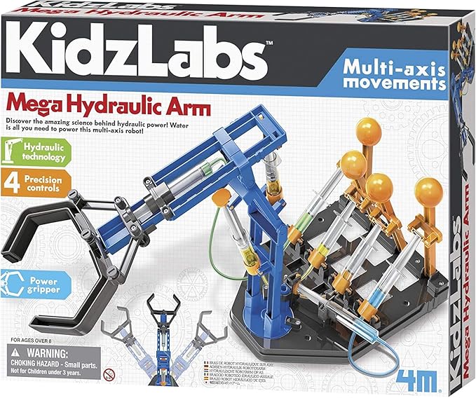 hydraulic robot arm science discovery