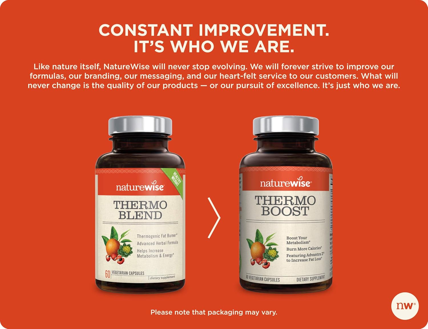 NatureWise Thermo Blend Metabolism Booster Natural Thermogenic Fat