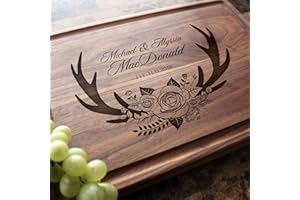 Straga Personalized Cutting Boards | Handmade Wood Engraved Charcuterie | Custom Wedding, Anniversary, Housewarming Gift for 