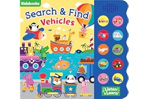 Search & Find: Vehicles Sound Book-With 10 Fun-to-Press Buttons, a Perfect Fun-Filled Way to Introduce Children to Vehicles (Search & Find 10-Button Sound Book)